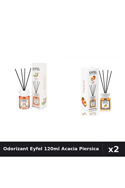 Eyfel Set 2 Odorizant Camera cu Betisoare - Acacia, Piersica 120ml