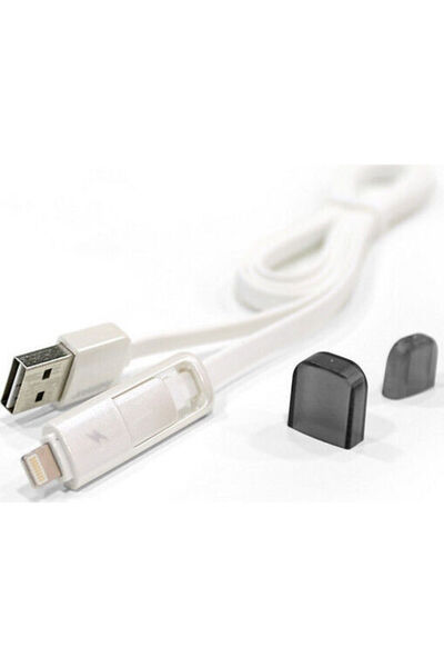 Remax Transformer Kingkong RC-015th Επίπεδο καλώδιο USB σε Lightning / micro ...