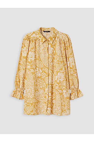 LC Waikiki LCW EVERYDAY Desenli Oversize Kadın Gömlek Tunik