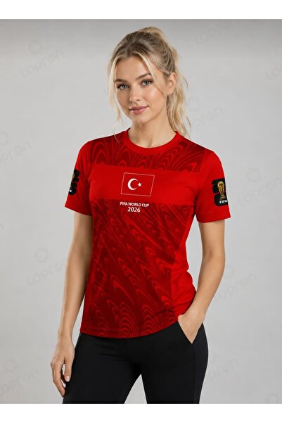 Legent Lady Türkiye Fifa 2026 Dünya Kupası İsimsiz Forması (Red)