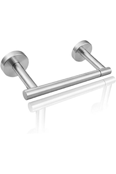The Bros Brushed Nickel Toilet Paper Holder, Wall Mounted Stainless Steel, Ad...