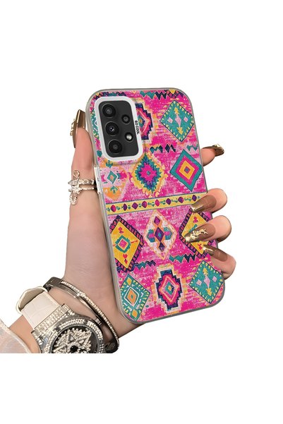 ucuc Samsung Galaxy A23 4G/5G Compatible Hard Acrylic Back Silicone Edge Lens...