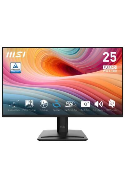 MSI Monitor IPS LED PRO MP252 E2 de 24.5 ", Full HD, HDMI, DisplayPort, Difuz...