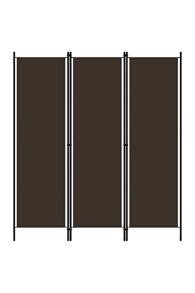 vidaxl Διαχωριστικό δωματίου με 3 πάνελ, καφέ, 150 x 180 εκ.