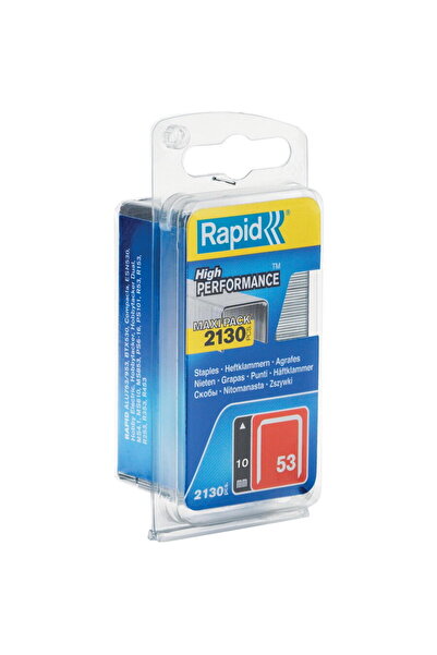 Rapid 5000743 set de 2000 de capse din sarma fina galvanizata No. 53, 10 mm