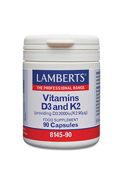 Lamberts Βιταμίνη D3 & K2 90 Κάψουλες