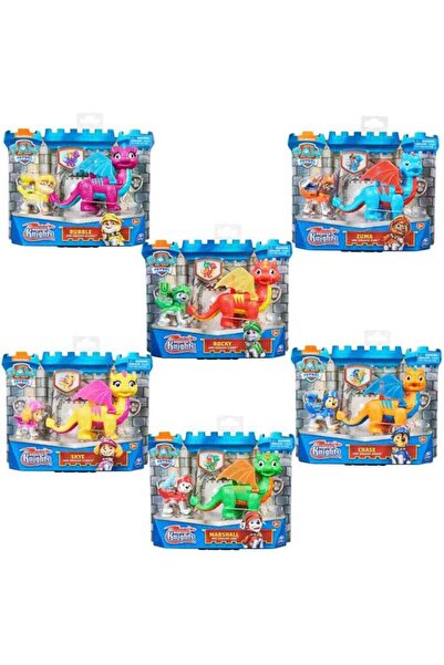 PAW PATROL Rescue Knıghts Ejderha&Köpekçik 2Li (Paw) 6A. S00043399