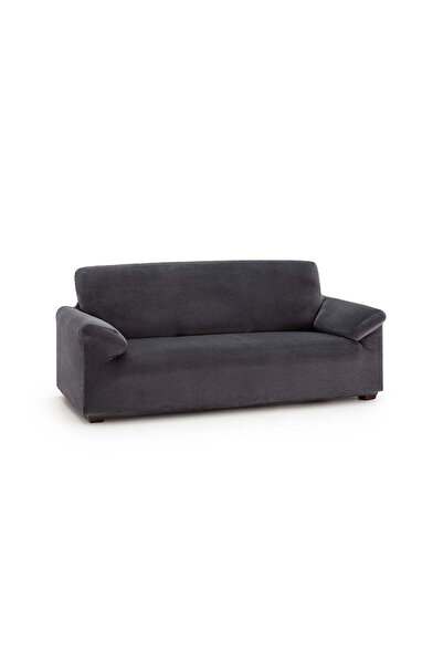 Sofazip Husă canapea velvet , elastica Bellagio,hidrofoba , gri închis , 3 lo...