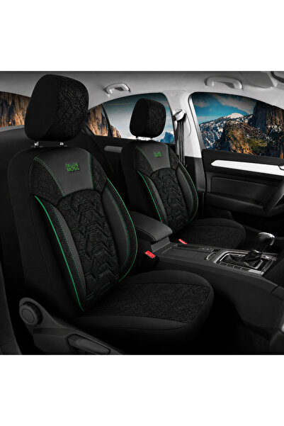Dalauto Set complet huse auto OPEL ASTRA G/H Canyon Negru Verde ,11 bucati
