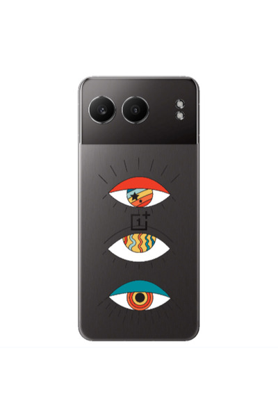 Other Oneplus Nord 4 3 different eyes Transparent Silicone TPU Θήκη