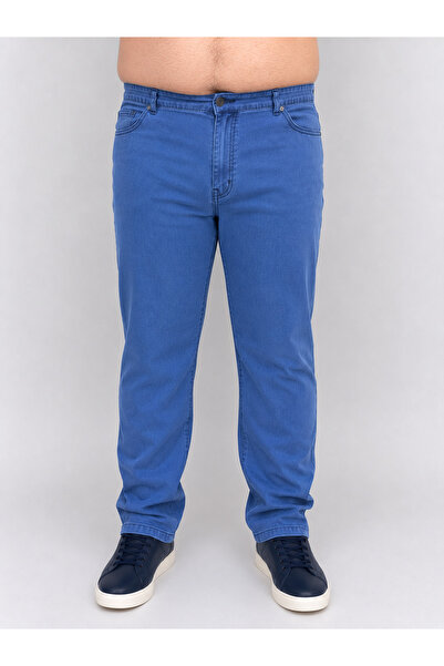 Ramon Miele Plus Size Tencel Men's Trousers