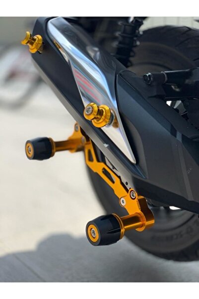 Honda Forza 250 (2018-24) Cnc Egzoz Koruma Takozu Sarı