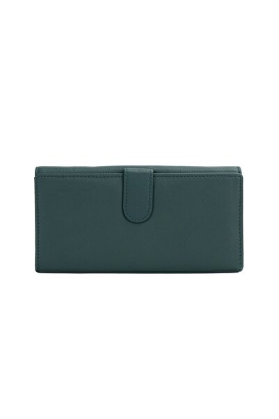 Posete Fagaras Sandra Leather Wallet - Emerald Green, Genuine Leather Wallet ...