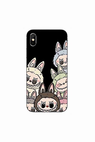 OEM Husa compatibila cu Apple iPhone XS Silicon Gel Tpu Model Labubu Pattern ...