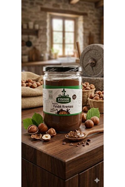 KAKAOLU FINDIK KREMASI %45 FINDIK PARÇAÇIKLI 600 GR
