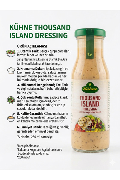 Kühne Binada Salata Sosu 250 ML