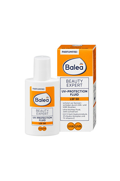 BALEA Beauty Expert UV-Protection Fluid LSF 50+ Parfümsüz Yüz Güneş Kremi 50 ml