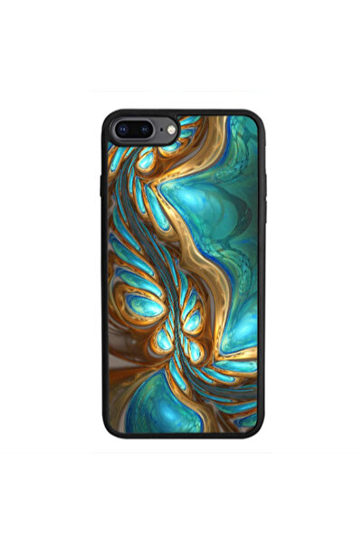 Other Apple iPhone 7 Plus Marble Blurry Black Glossy Θήκη