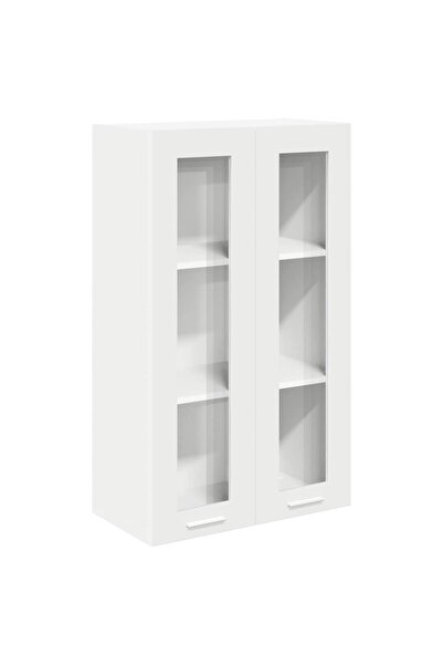vidaxl Wall cabinet with door White 60 x 31 x 100 cm Composite wood