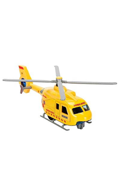 Genel Markalar Maxx Wheels Sesli ve Işıklı Çek Bırak Die Cast Helikopter - Am...