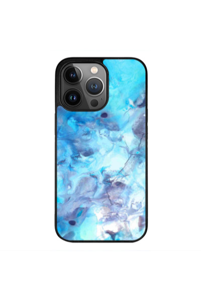 Other Apple iPhone 13 Pro Max Marble Clouds Black Glossy Θήκη