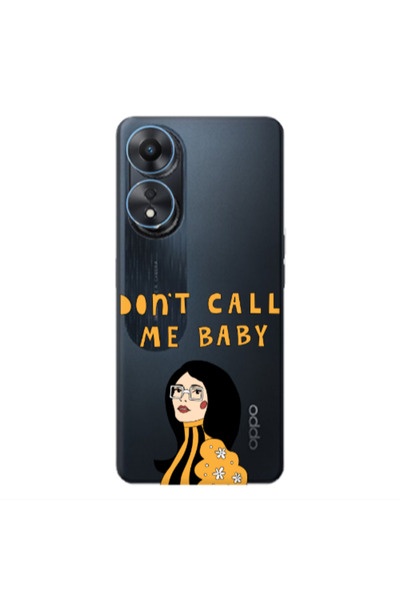 Other Oppo A 98 Call me baby Transparent Silicone TPU Θήκη