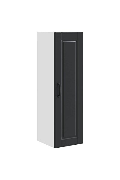 vidaxl Dulap de bucătărie cu raft Negru 30 x 31 x 100 cm Lemn compozit
