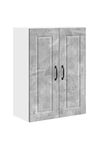 vidaxl Dulap de bucătărie Gri din beton 60 x 31 x 80 cm Lemn compozit