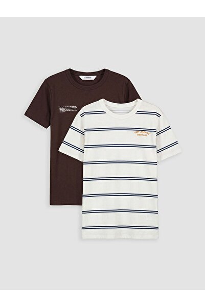 LC Waikiki Lcw Kids Crew Neck Boys' T-Shirt 2-Pack