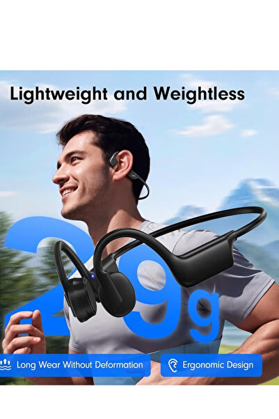 Demine Bone Conduction Headphones, Open-Ear Bluetooth Wireless Sport Earphone...