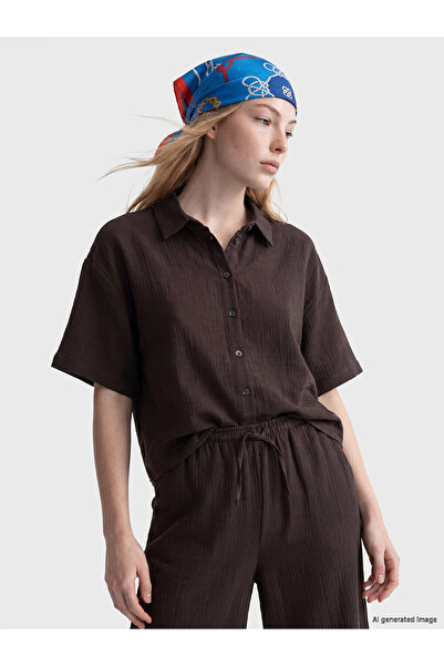 LC Waikiki Nevavm Muslin Women's Shirt with a Difference