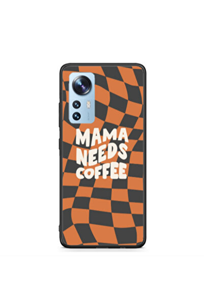 Other Xiaomi Mi 12 Mama needs coffee Black Glossy Θήκη