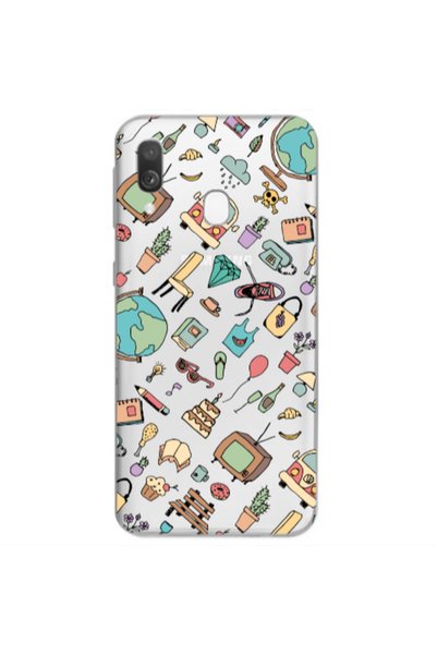 Other Samsung A40 Mixed up Transparent Silicone TPU Θήκη