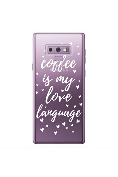 Other Samsung Note 9 Coffe is my love language Transparent Silicone TPU Θήκη