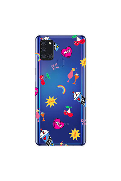 Other Samsung A21S glam time Transparent Silicone TPU Θήκη
