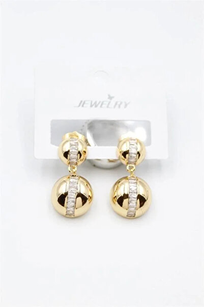 Marsilyan Nvdn- Ieg - Baget Stone Earrings - Gold Iegrs-Nvdn1