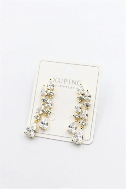 Marsilyan Nvdn- Ieg - Stone Earrings - Gold Iegrs-Nvdn1