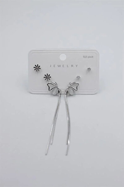 Marsilyan Nvdn- Ieg - Multiple Set Earrings - Silver Iegrs-Nvdn1