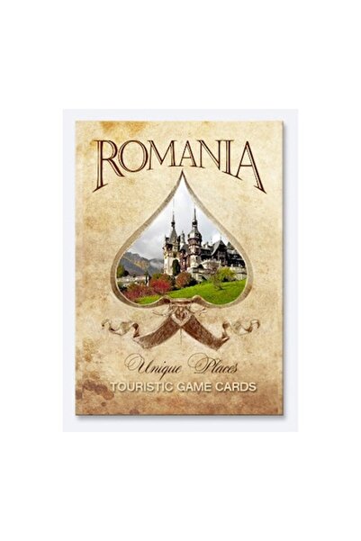 OEM Romania Themed Playing Cards with Tourist Images Package of 54 Cards Mult...