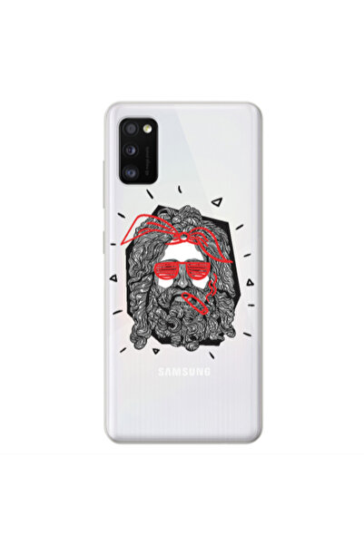 Other Samsung A41 Cool glasses Transparent Silicone TPU Θήκη