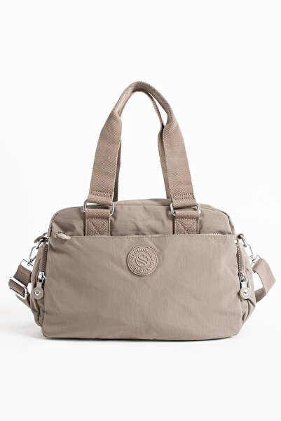 Morpelikan Sanmorris Unisex Crinkle Fabric Shoulder and Crossbody Bag