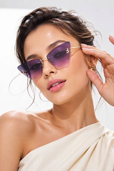 ModaLucci New Season Cat Eye Women's Purple Sunglasses