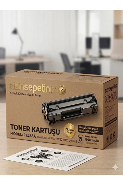sizinsepetiniz Hp Laserjet Pro P1102w ile Uyumlu Muadil Toner / CE285A / 85A