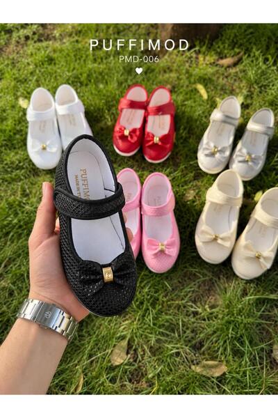 Puffimod Velcro Girls' Ballerina Shoes