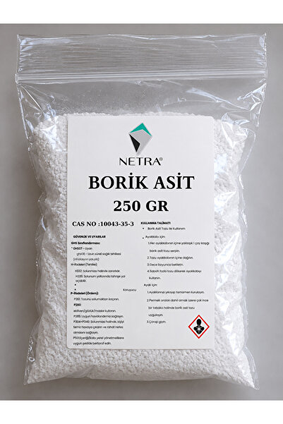 NetraKompozit Borik Asit Doğal Borik Borasis Ortoborik Asit Hidrojen Borat Bo...