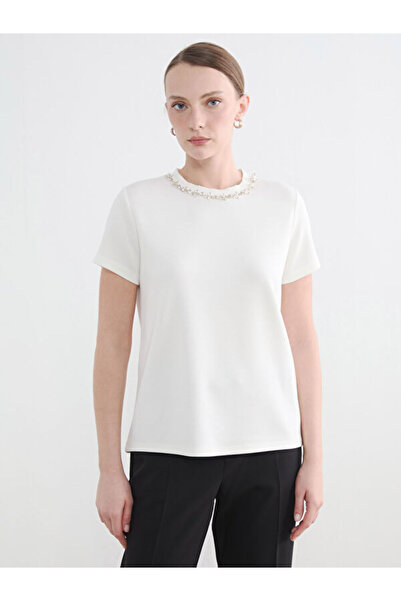 LC Waikiki Crew Neck Stone Women's T-Shirt
