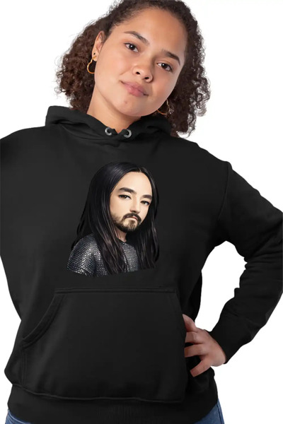OEM Women's Hoodie Steve Aoki Anime Chibi Cartoon