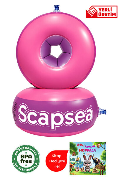 scap sea Çocuklar Için Içi Dolgulu Yüzme Kolluğu 10- 40KG 2-12 Yaş Pembe Mor ...