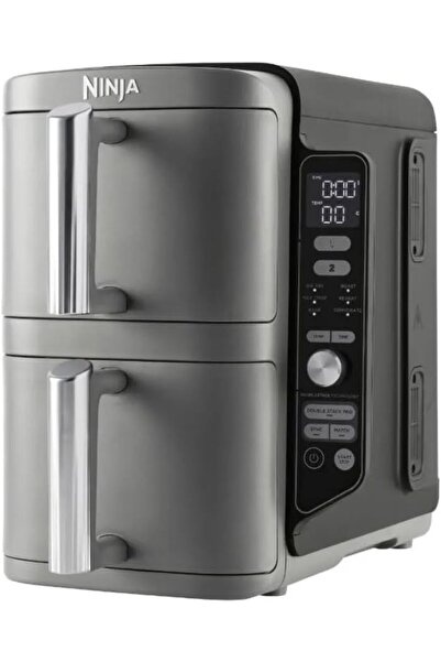 NINJA Dual Zone XL Vertical Dual Drawer Air Fryer, 9.5L, 6 Functions, 8 Servi...