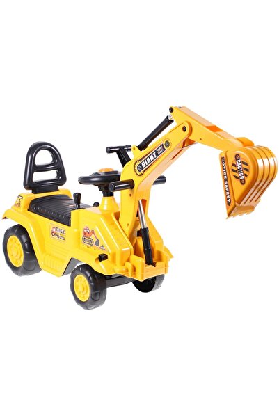 JollyMag Interactive excavator for children, with potty, steering wheel, leve...